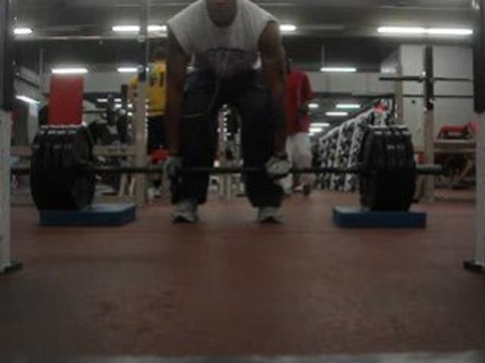 deon manuel Soulever terre 190  kilos