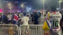 Peleas callejeras entre las aficiones de Argentina y México en Qatar / MISTERCHIP