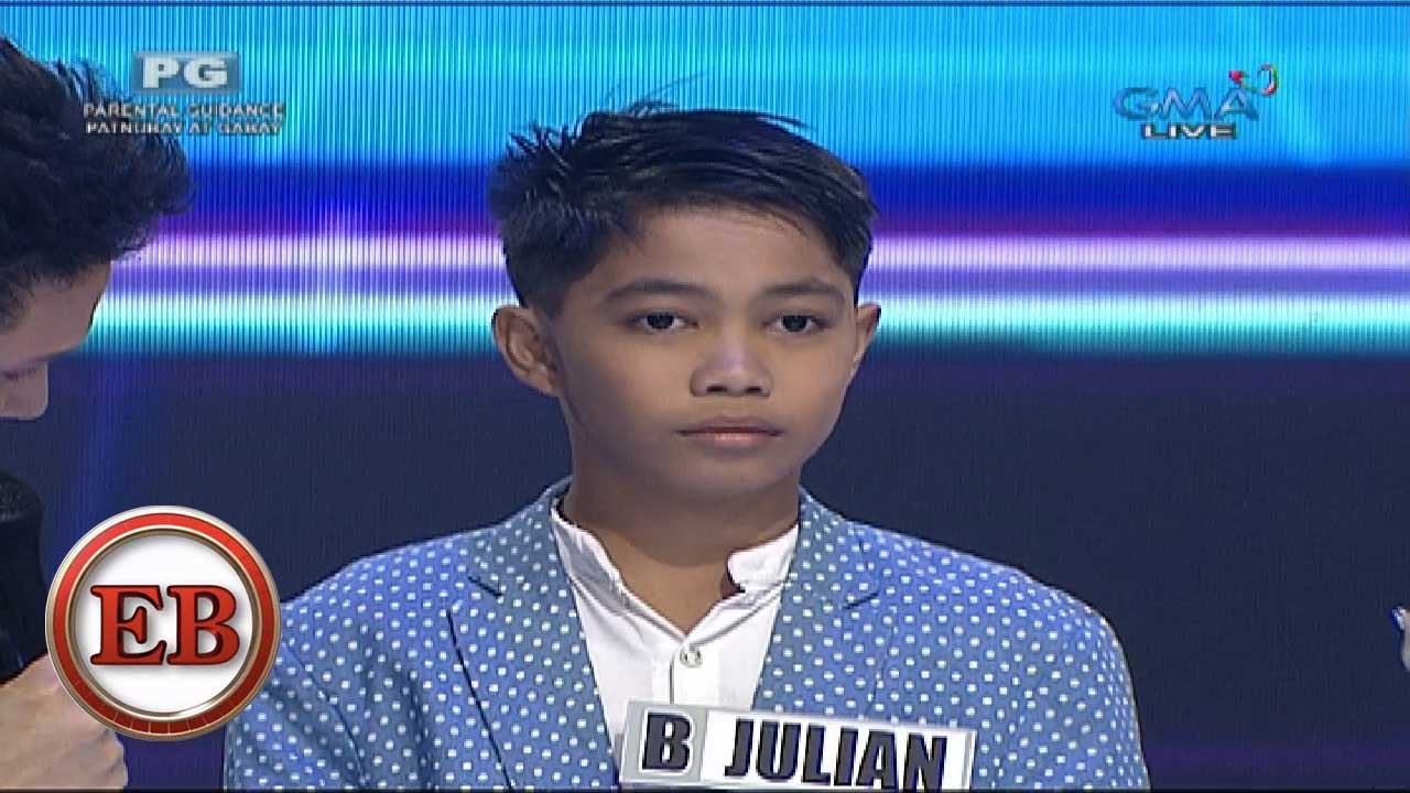 Eat Bulaga: Dabarkads na si Julian, 10 years ol...