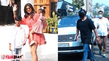 Shilpa Shetty, Raj Kundra पहुंचे अपने Restaurant Bizza के Launch पर, Raj Kundra दिखे Bat Helmet में!