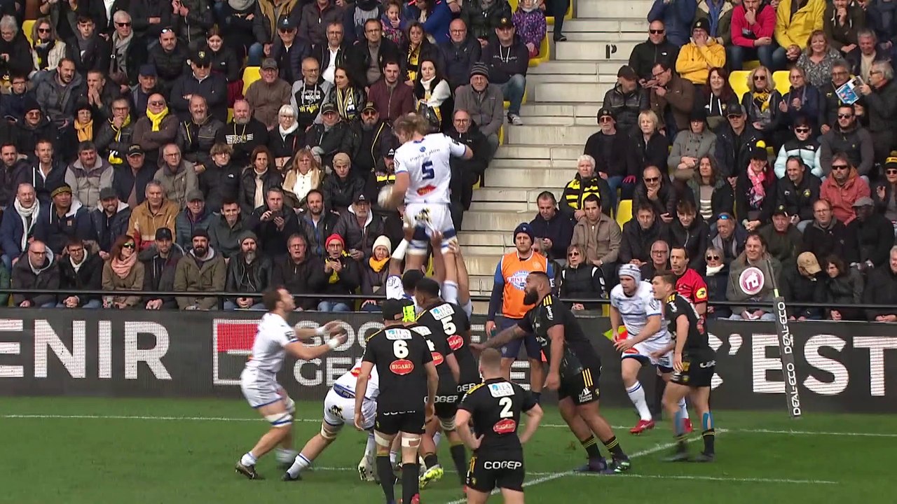 TOP 14 - Essai de Raymond Rhule (SR) - Stade Rochelais - Castres Olympique - Saison 2022:2023