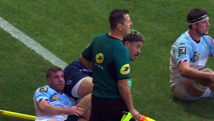 TOP 14 - Essai de Ben LAM (MHR) - Montpellier Hérault Rugby - Aviron Bayonnais - Saison 2022:2023
