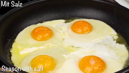 Besser als Spiegeleier, das Frühstück ist in wenigen Minuten fertig! 3 Möglichkeiten, Eier zu kochen
