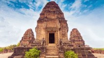 Angkor Wat | Angkor Wat Temple Drone View | Cambodia Angkor | Angkor Wat Stock Footage | Stock Video