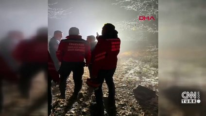 Kar yağışını izlerken mahsur kaldılar