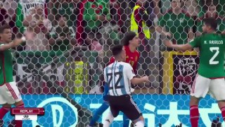 Argentina 2 vs 0 Mexico in Group C - 2022 FIFA World Cup Highlights