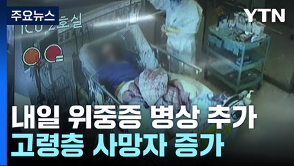 내일부터 위중증 병상 330개 재가동...치명률 떨어졌지만 고령층 사망 증가 / YTN