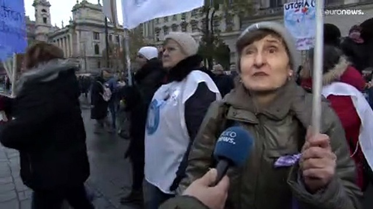 Lehrerproteste in Ungarn - Tausende fordern erneut Reformen und höhere Gehälter