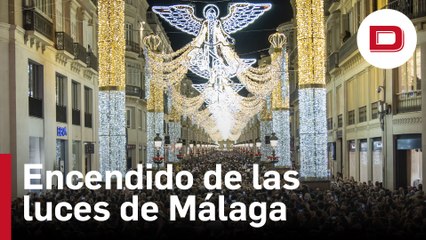 La Navidad en Málaga comienza con el encendido de las luces navideñas