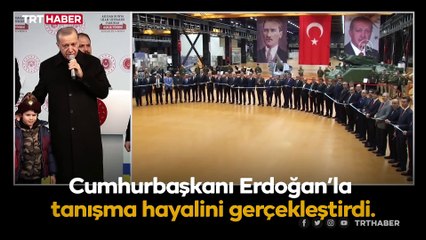 Konyalı Seyit Alp'ın Cumhurbaşkanı Erdoğan ile tanışma hayali gerçek oldu