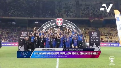 Johor DT muncul pasukan pertama raih 4 trofi domestik semusim