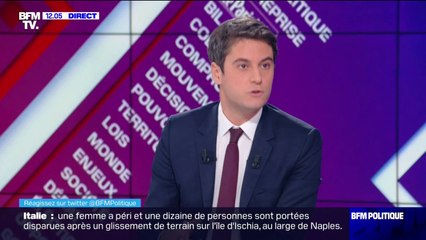 Gabriel Attal :  "On concentre davantage nos aides sur ces Français qui travaillent et qui se lèvent tôt le matin"