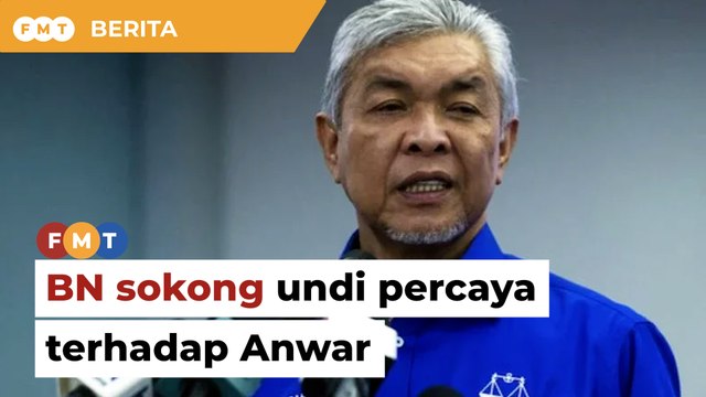 BN sokong undi percaya terhadap Anwar, kata Zahid