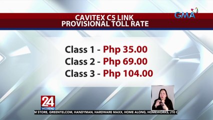 Cavite Expressway o CAVITEX C5 Link, may dagdag-singil na sa toll | 24 Oras Weekend