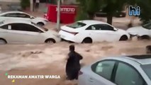 Ribuan Kendaraan Hanyut Disapu Banjir Hari Ini November 2022! Banjir Jeddah