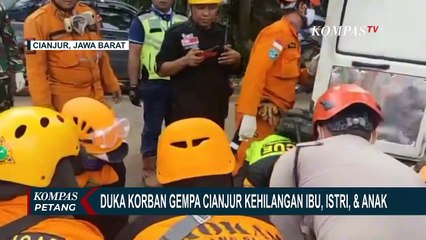 Cerita Duka Seorang Bapak di Cianjur Kehilangan Ibu, Istri, dan Anaknya Akibat Gempa