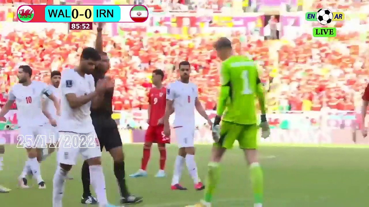 Iran 2-0 Wales -- ويلز-2إيران - world cup 2022 كأس العالم