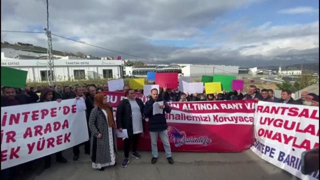 Şahintepeli Yurttaşlar, Kentsel Dönüşüm Projesine Karşı Bir Araya Geldi: Hazine, Mülklerimize Ortak Edilmiş.