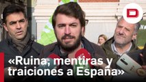 García-Gallardo pide la dimisión de Sánchez, España «en ruina no aguanta más mentiras y traiciones»