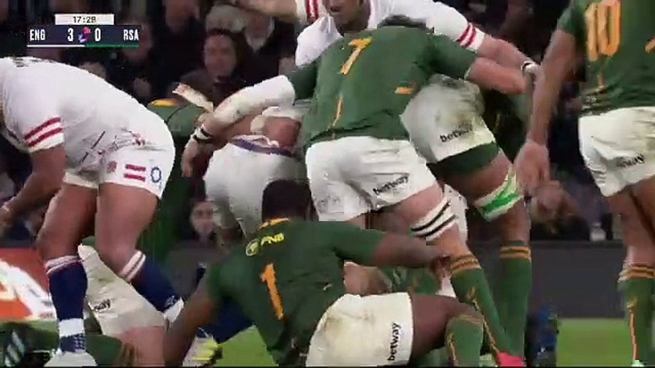 England vs South Africa Rugby Springbok Year End Tour Highlights ...