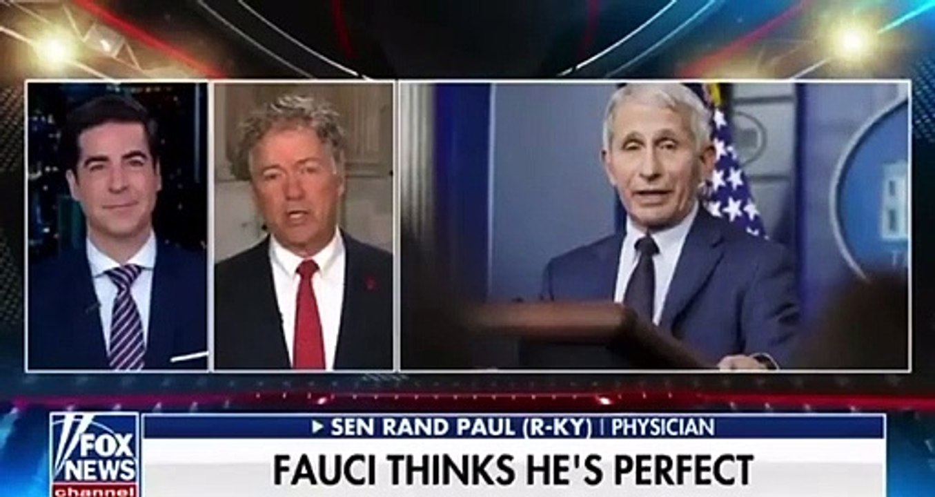 RAND PAUL ISSUES UPDATE ON FAUCI WE'VE GOT HIM RED-HANDED, AND HE WON'T GET AWAY 03_12_2022