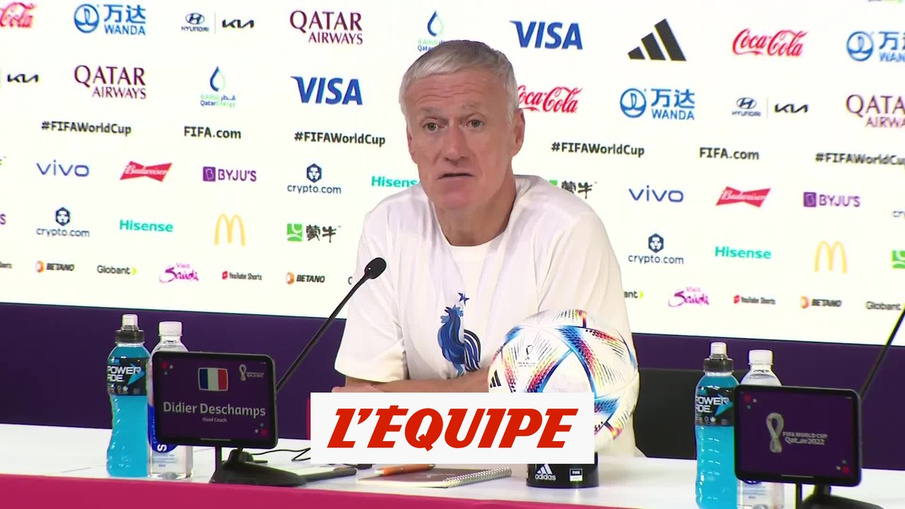 Deschamps : « Avec Lewandowski, le moindre ballon peut être dangereux » - Foot - CM 2022 - Bleus