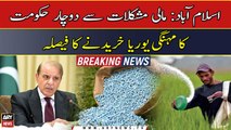 Government having financial difficulties decides to buy expensive urea