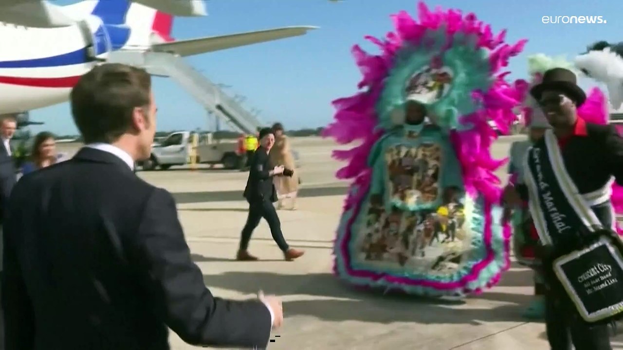 Macron trifft Elon Musk und besucht New Orleans