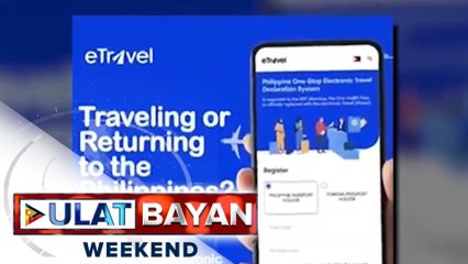 Bagong online registration na eTravel, nagagamit na ng mga pasaherong papasok sa Pilipinas
