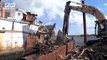 Dangerous biggest heavy equipment excavator destroys everything! Extreme powerful crushing machinery