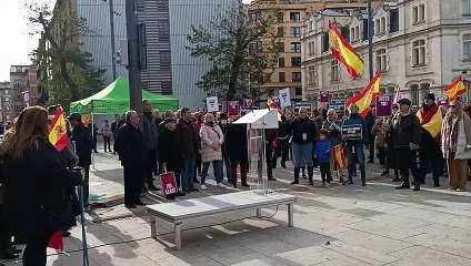 Concentración de Vox en Burgos contra Pedro Sánchez
