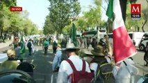 Retiran a integrantes de Frena en Paseo de la Reforma