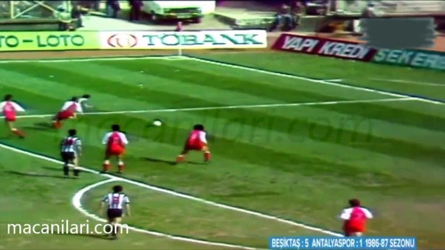 Beşiktaş 5-1 Antalyaspor [HD] 05.04.1987 - 1986-1987 Turkish 1st League Matchday 29