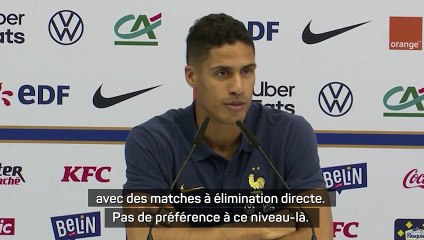 France - Varane : "Une bonne osmose entre les plus jeunes et les anciens"