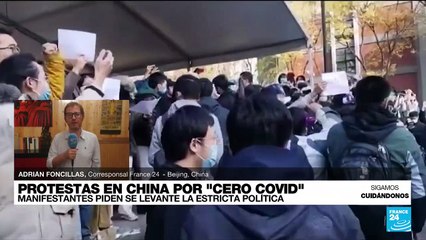 Informe desde Beijing: manifestantes piden a viva voz que se levante “el bloqueo a toda China”