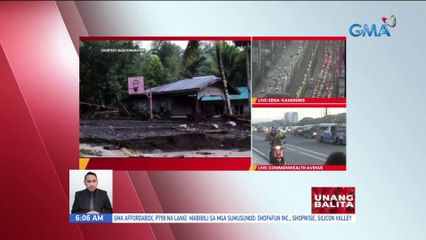 Ilang bahay at tulay sa Pigcawayan, Cotabato, nasira dahil sa baha | UB