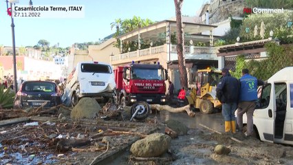 Search for bodies off shore of Ischia island after devastating landslide
