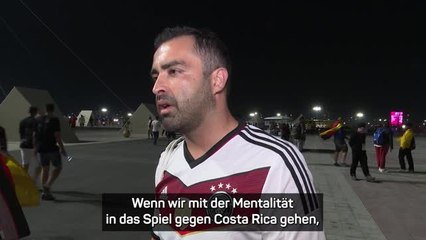 Deutschland-Fans: "Erst mal Achtelfinale"