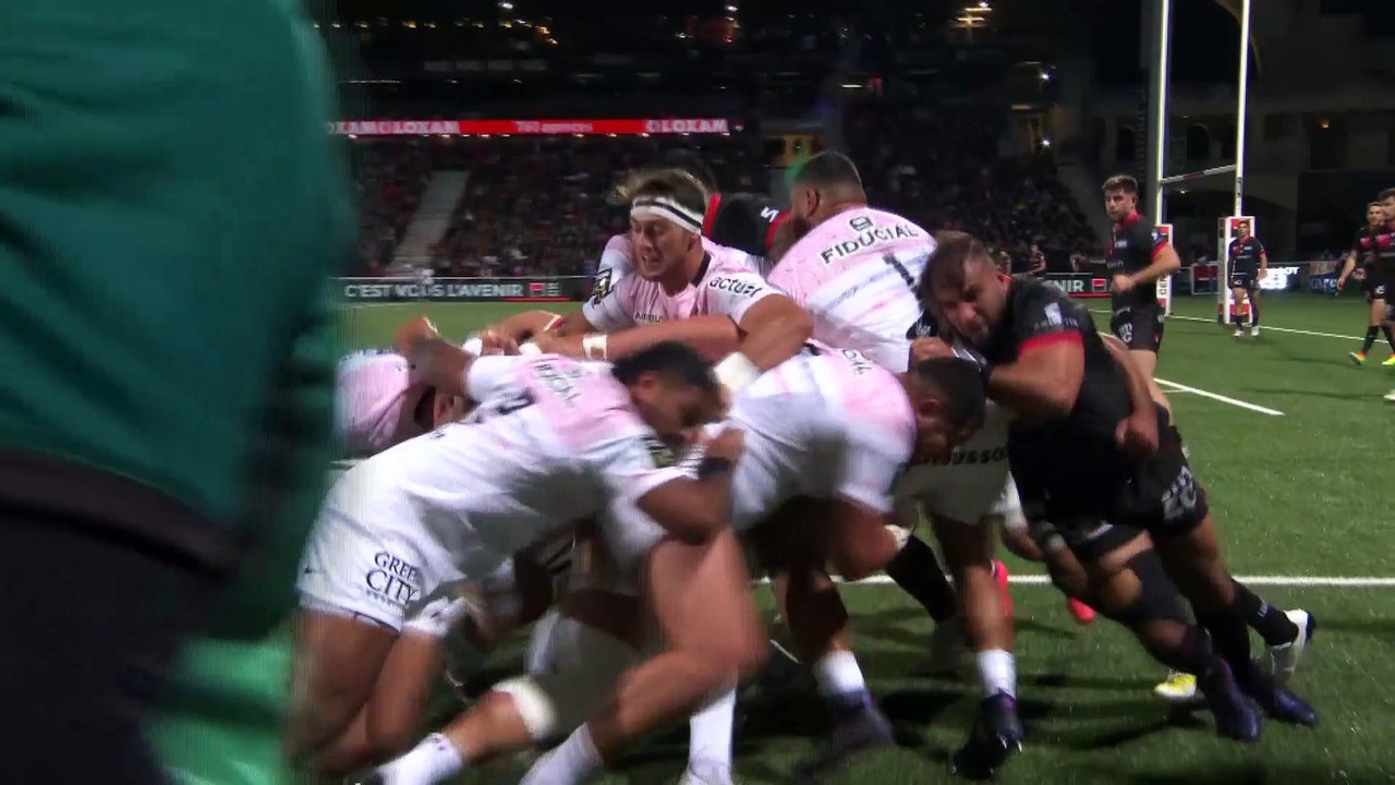TOP 14 - Essai de Romain NTAMACK (ST) - LOU Rugby - Stade Toulousain - Saison 2022:2023