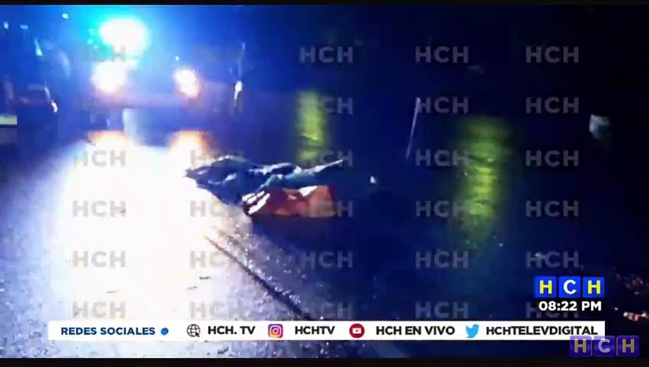 Una persona muere atropellada en Taulabé, Comayagua