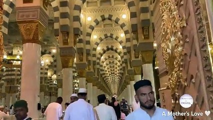 Video herunterladen: Saudi Arab Makka Madina Al-Masjid an-Nabawi  (المسجد النبوي) ('The Prophet's Mosque'), Al Madinah Al Mun