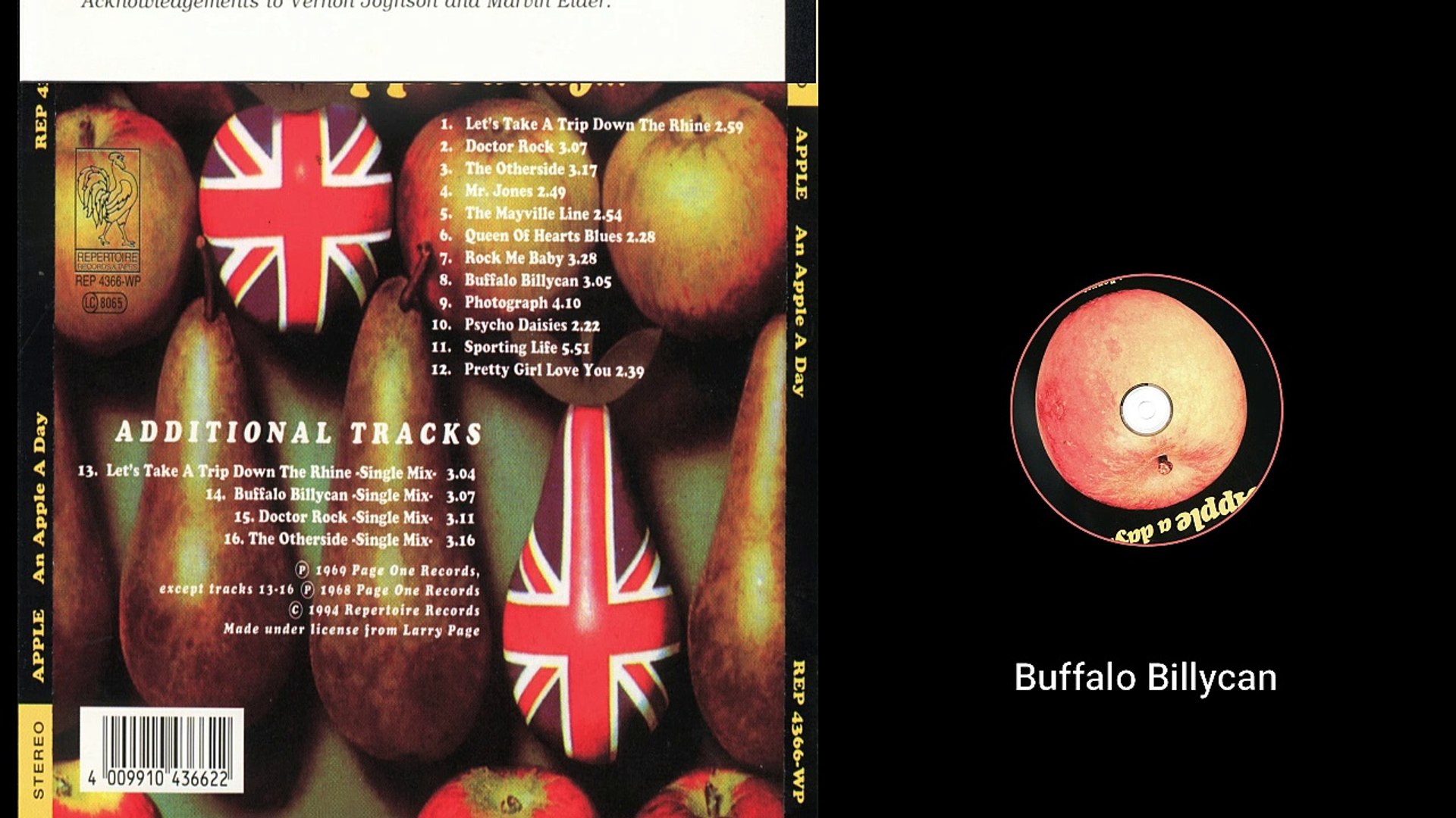 Apple — An Apple A Day 1969 (UK, Psychedelic/Pop Rock) - video