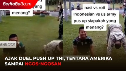 Ajak Duel Push Up TNI, Tentara Amerika Sampai Ngos-ngosan