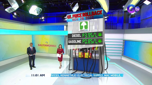 Ilang oil companies, magpapatupad ng bigtime oil price rollback bukas | BT