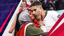 Kisah Anak Berbakti, Achraf Hakimi Peluk Cium Ibundanya Saat Rayakan Kemenangan Maroko