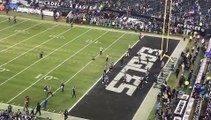 Eagles warm up for Week 12 home game vs. Packers