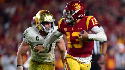 Caleb Williams & #4 USC Torch #19 Notre Dame 38-27