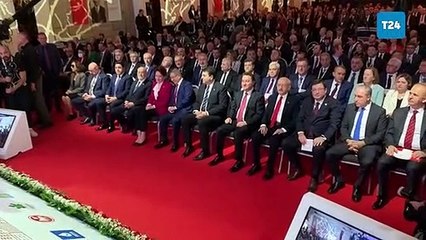 Altılı masa anayasa taslağını bugün Ankara’da açıklıyor; toplantı öncesi salon görüntüleri