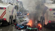 Los disturbios en Bruselas tras la victoria de Marruecos deja detenciones y un herido
