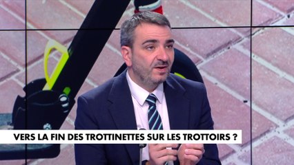 Pierre Chasseray : «Je vais vous rappeler ce qui est légal et pas légal, car c'est important», à propos des trottinettes électriques sur le trottoir